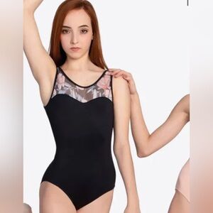 BNWT So Danca Floral Mesh Bodysuit.
